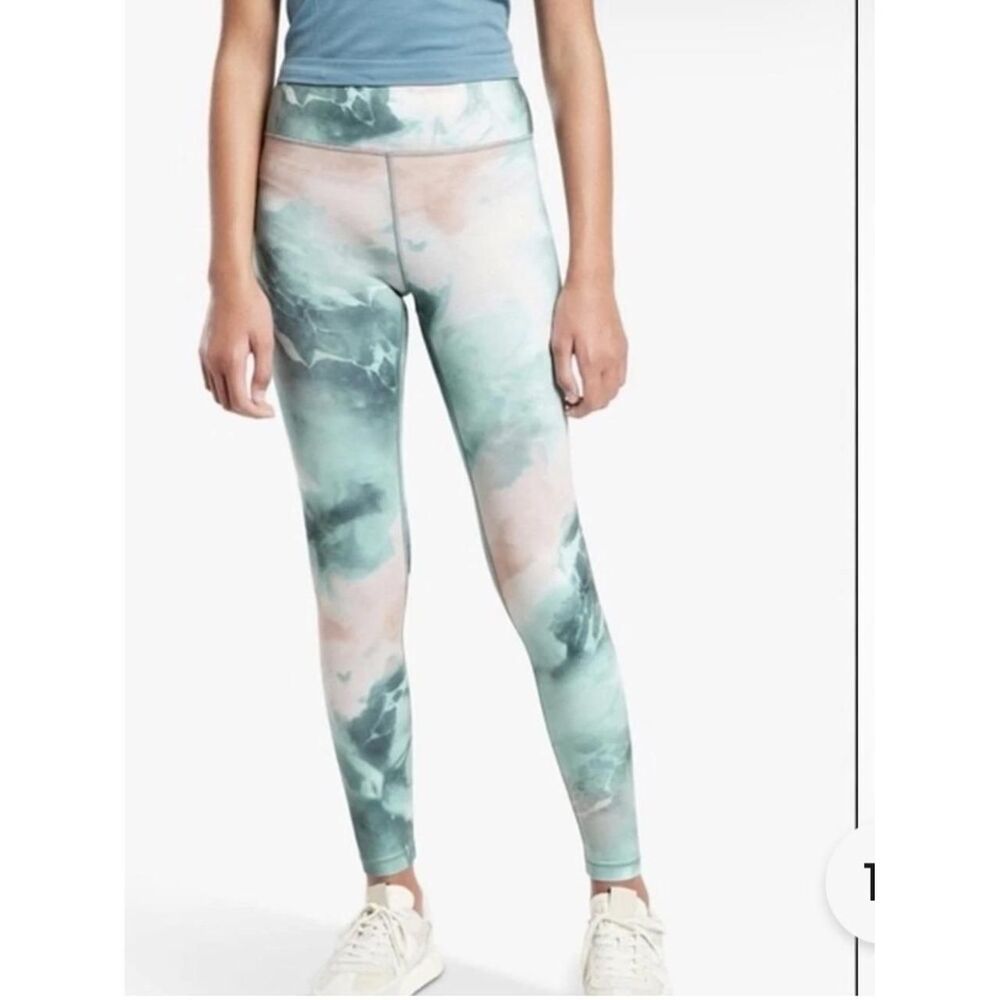 Athleta Women's Blue and Pink Leggings